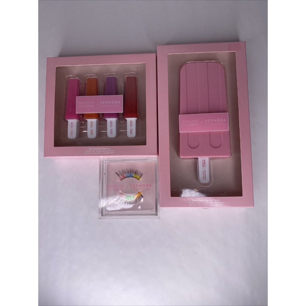 Sephora Museum Of Ice Cream Let Them Eat Popsicles Dream Team Eye Lashes Lot New